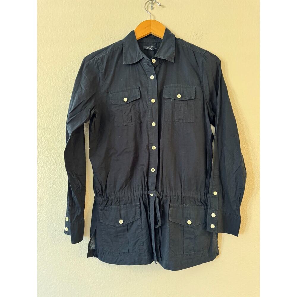 Nautica Women's Drawstring Waist Utility Jacket